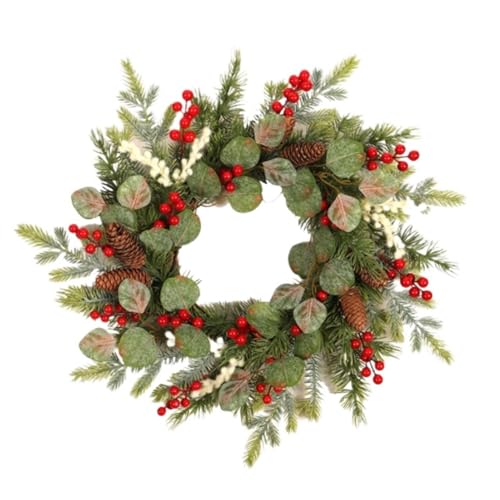 Couronne de Noël artificielle sans entretien pour sublimer vos murs intérieurs