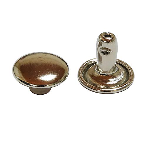 KIYOHARA サンコッコー 両面カシメ 大 15組入り 直径9mm ニッケル SUN11-140