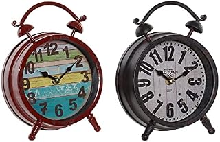 DKD Home Decor Table Clock, Multicoloured, Estándar