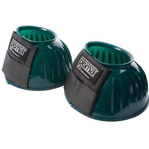 Roma PVC Ribbed Velcro Bell Boots