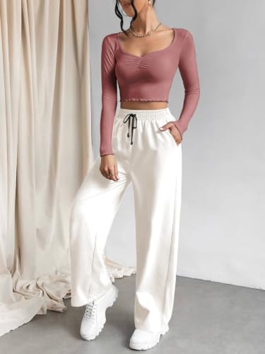 Image of Leriya Fashion High Waist Trousers for Women - Flared Korean Style Formal Pants | Elegant Workwear for Office, College & Events (Available in Plus Size