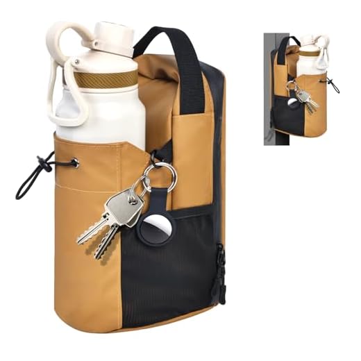 Bolsa de ginástica magnética para homens e mulheres, mochila esportiva grande com suporte para garrafa de água e bolso para telefone, mala de viagem fitness para treino, esportes, escritório, Marrom