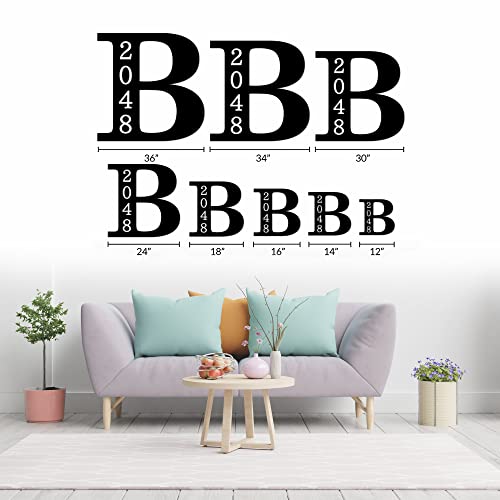 Personalized Metal Name Sign - Outdoor Name Sign - Last Name Signs - Custom Metal Monogram Sign - Metal Signs - Family Name Sign - Split Letter Metal Sign - Name Wall Decor - Monogram Gifts (6"-36") #TOP6