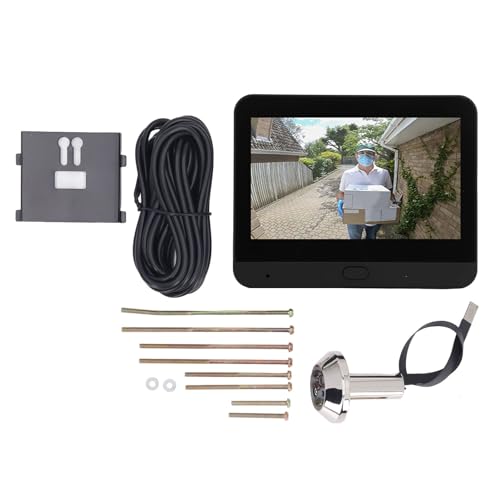 Türspion-Gucklochkamera, WiFi-Digital-Video-Türklingel mit Nachtsicht und Bewegungserkennung, 4,3-Zoll-IPS-LCD-Bildschirm, Digitale Türkamera, Gucklochkamera für Wohnungstür