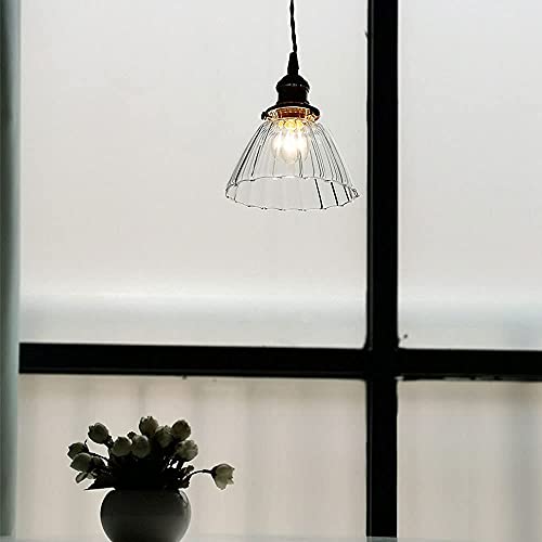 Lámpara colgante transparente para iluminar la mesa del comedor 3