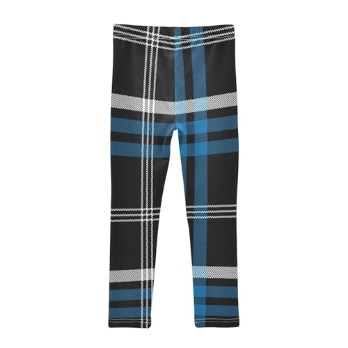 GuoChe Blue Black Plaid Scotland Christmas Toddler Girls Shorts Cotton Cartwheel Shorts Summer Clothes for Dance Party2