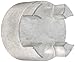 Lovejoy 76318 Size GS 19/24 Curved Jaw Coupling Hub, Aluminum, Inch, 0.625
