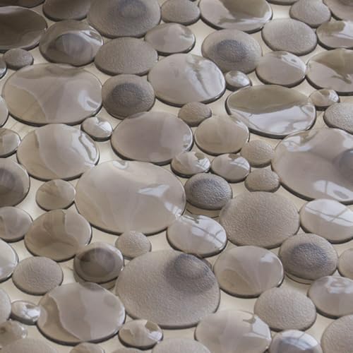 Alfombra antideslizante para baño con ventosas de PVC seguro y diseño de masaje de pies para hogar 4