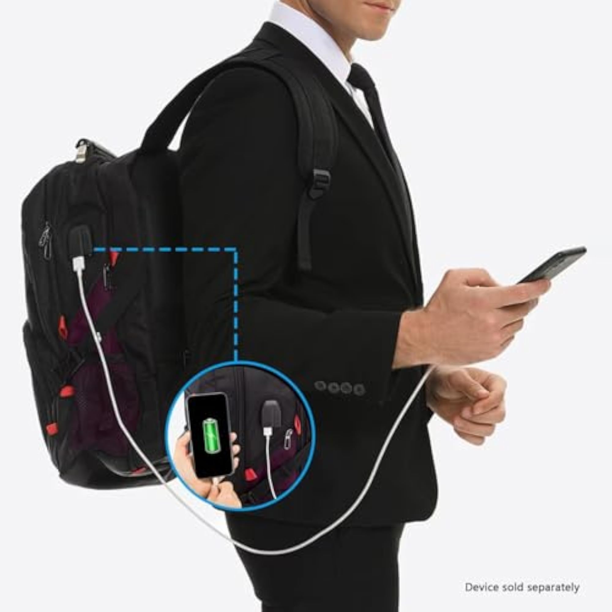 All-in-One Backpack with Anti-Theft Lock for Laptops up to 17.3"