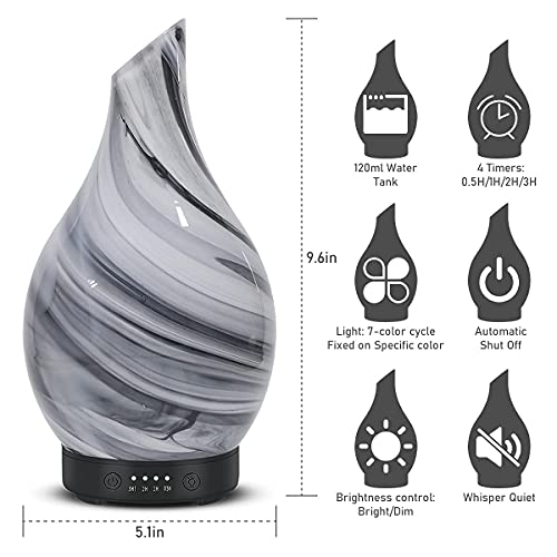 Equsupro 872US Essential Oil Diffuser 120Ml Ultrasonic Aromatherapy Diffuser thumb #3