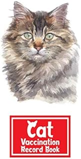 Cat Vaccination Record Book: Maine Coon Cat | Health and Wellness Log Book | 6 x 9 inches, 112 Pages | Perfect Gift for Cat and Kitten Lovers