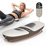 LANMOU Elektrisch Rückenmassagegerät, 4 in 1 Kabellos Lendenwirbel-Massagegerät mit Infrarot-Wärme, EMS Impuls, Vibration, Massagegerät Rücken mit Airbag-Traktion, Gegen Rückenschmerzen