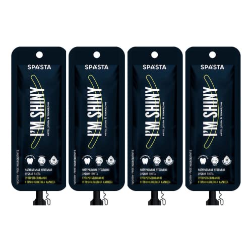 Pasta de dientes viaje blanqueante y anticaries | Pack de 4 | Pasta de dientes pequeña 30ml | Para usar hasta la última gota 30 usos | Aliento fresco duradero | Blanquea y elimina la placa dental Cover