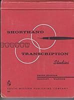 Shorthand transcription studies B0007EEBF4 Book Cover