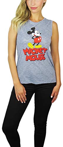 Débardeur Mickey Mouse Disney femme en coton doux coupe droite