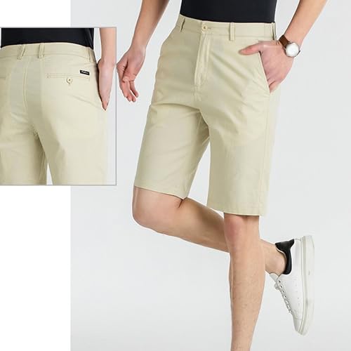 Shorts clásicos de hombre con bolsillos y cintura recta miniatura 4