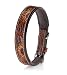 Jack & Russell Original Hundehalsband aus Leder, Hand-geschnitzt und gepolstert – Halsband aus Büffelleder, Hunde Lederhalsband Soleil (S (26,0-34,0cm)