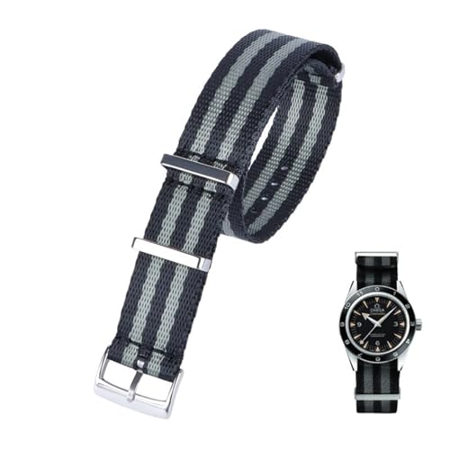 Bracelet sport 20 mm souple et résistant pour montre Omega et Seiko