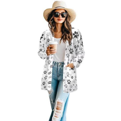 Cardigan for Women Long Sweater Open Front Sweaters Fashion Lightweight Cardigans with Pockets