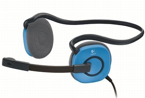 Preisvergleich Produktbild Sluchawki Stereo Logitech Headset H130 Sky Blue: Niebieskie