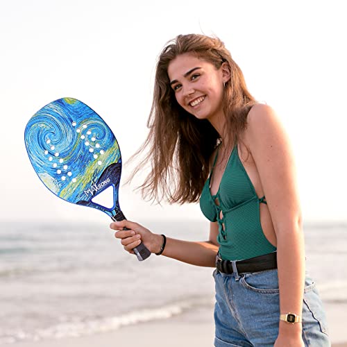 Raquete De Beach Tennis Fibra Carbon Fibra Vidro Fastdry Sports Towel como Presente (Maxsong)