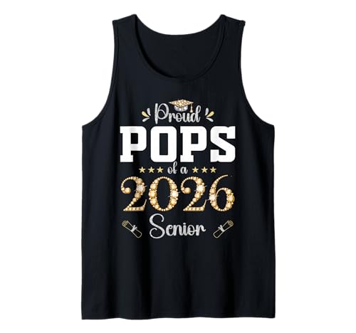 Orgullosos estallidos de una graduación de Graduado Senior 2026 Camiseta sin Mangas