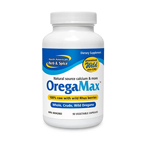 NORTH AMERICAN HERB & SPICE OregaMax - 90 Vegi Capsules - Healthy Digestive & Immune Support - Oreganol P73 Oregano Oil Supplement with Garlic & Onion - Non-GMO - 90 Servings NORTH AMERICAN HERB & SPICE OregaMax - 90 Vegi Capsules - Healthy Digestive & Immune Support - Oreganol P73 Oregano Oil Supplement with Garlic & Onion - Non-GMO - 90 Servings