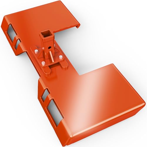 SYNTHACY Orange Skid Steer Mount Plate