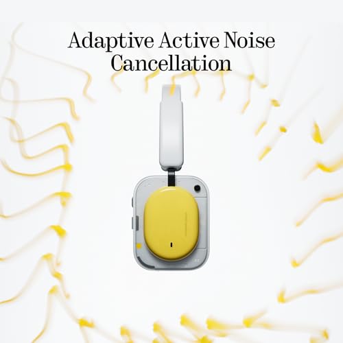 Nothing Headphone (a) Kabellose Over-Ear Kopfhörer mit ANC, bis zu 135h Akkulaufzeit, Hi-Res, LDAC, Anpassbare taktile Steuerung – Schwarz