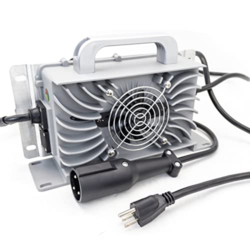 Captok 48V 15Amp Club Car Waterproof Battery Charger For 48 Volt Golf Carts #TOP6