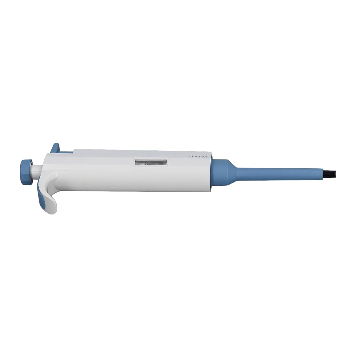 Single Channel Pipettor 10-100 ul Adjustable Variable Volume Micropipette - Digital Display and Autoclavable Tip Cone - Re Calibratable Liquid Handling Lab Tool with 5 ul