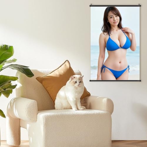 磯山さやか清純な女優ポスター 現代風装飾アート画 家庭用キャンバス壁掛けプリント 24x36inch(60x90cm) [5]