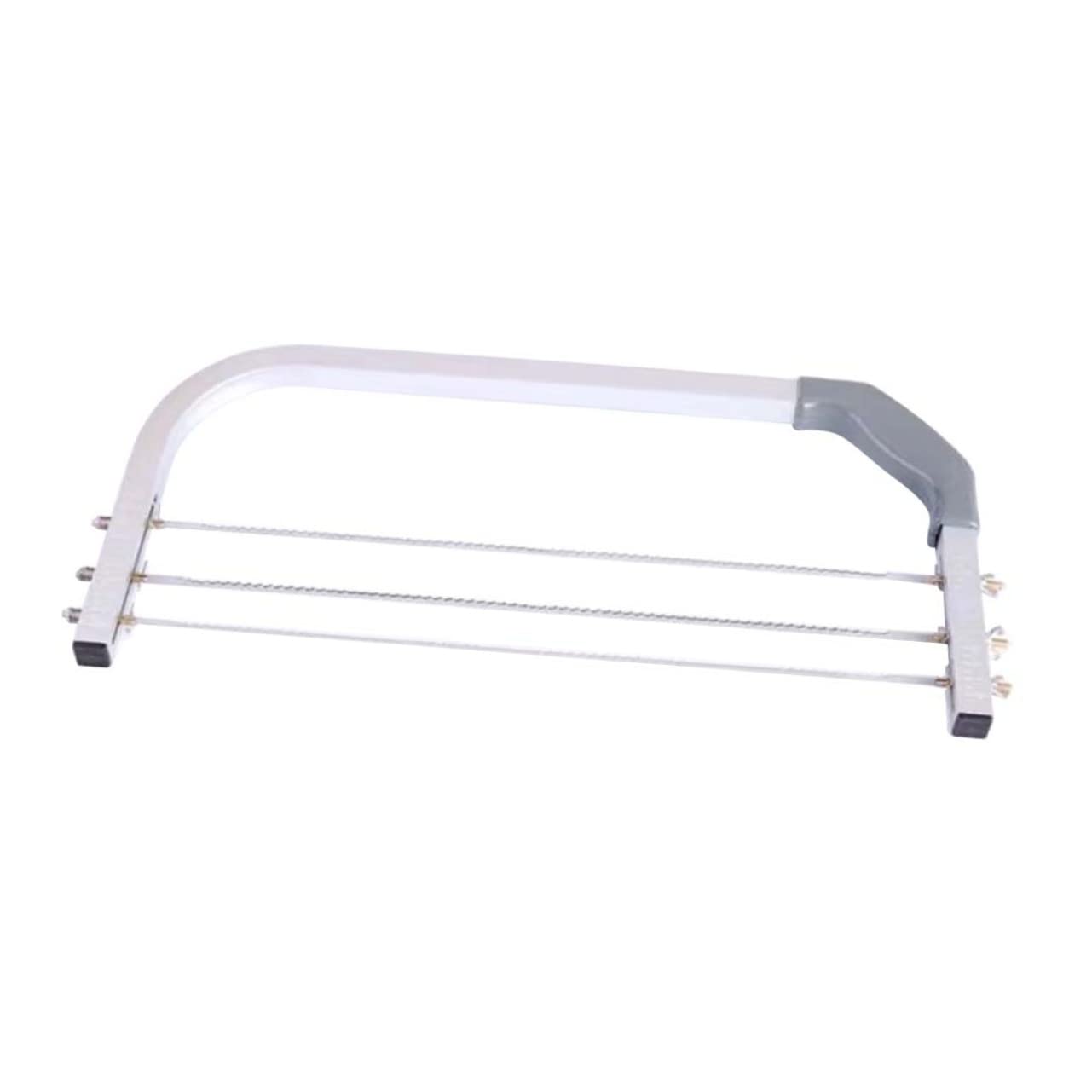 Cortador Pasteles 3 Cuchillas Ajustable 14 Pulgadas en Aleación Aluminio | Cortador de Bizcocho, Rebanador de Capas 3 Cuchillas, para Repostería Casera y Principiantes