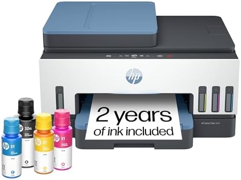 HP Smart Tank 7602 Wireless All-in-One Ink Tank Printer, Scanner,...