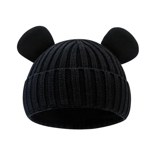 Image of RUIKUNA Toddler Boy Winter Beanie Baby Knit Hat Warm Girl Beanies Newborn Cute Hats for Kids