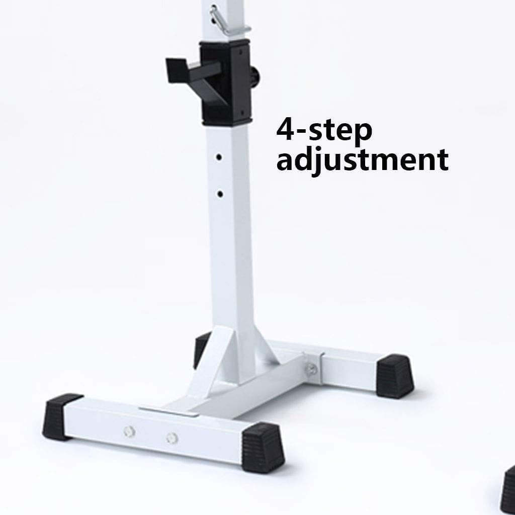 Professional Squat Rack Strength Training Equipment Home Sports Squat Barbell Free Bench Press Stands Home Gym Squat Rack Fitness Home Adjustable Benc