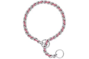 Laced Chain Slip Collar: The Alluring Accessory for Pink-Loving Canines