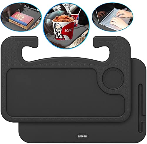 Aibeau Bureau de volant portable pour voiture, plateau de volant de camion, table de volant pour ordinateur portable, nourriture, voiture, ordinateur portable...