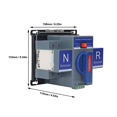 Commutateur de transfert automatique compact double puissance 230V 2P 63A - 4