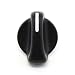 Red Hound Auto HVAC, Temperature, Fan Switch, Vent Selector Knob Exact Custom Fit 1999-2006 Compatible with Jeep Wrangler TJ Climate Adjust Black
