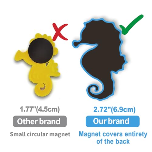 Image of SUPINEEDO Fridge Magnet for Toddlers, Rubber Cute Animal Magnets for Baby | Refrigerator Magnets for Toddlers Educational Learning Toy Gift Whiteboard