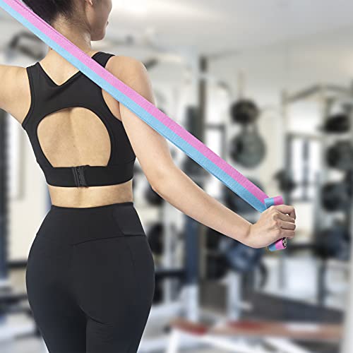 Hydthyl Yoga Strap With Adjustable D-Ring Buckle, 6/8/10 Feet, Durable Soft Material Exercise Belt With Portable Carry Bag For Yoga, Physical Therapy, Pilates, Dance, Stretch #TOP6