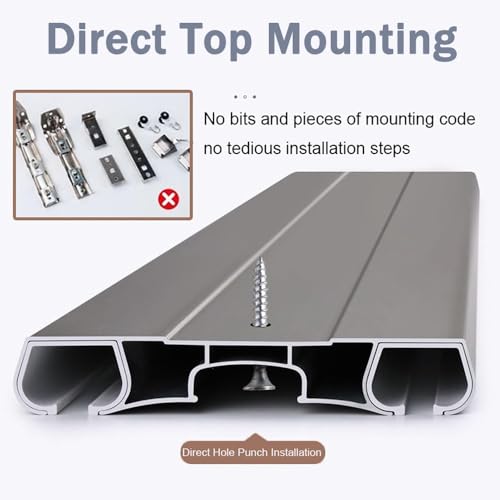 Double tringle de plafond réglable pour corriger les faux aplombs