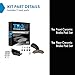 TRQ Brake Pads Ceramic Compatible with 2021 Ford F-150
