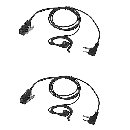 Clips d'oreille VOX PTT double paire avec fixation enroulée Midland