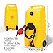 Garvee 15 Gallon Gas Can, Fuel Caddy with Pump, Fuel Transfer Tanks with 10 FT Delivery Hose Diesel Fuel Can for Cars, Lawn Mowers, Boats,Medium, Yellow