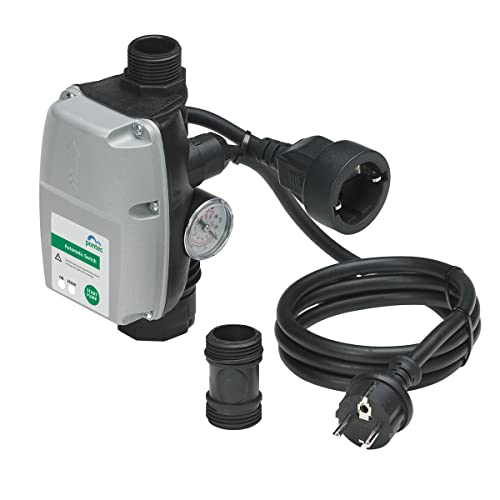 Preisvergleich Produktbild Pontec 87083 PondoSwitch (230 V), schwarz / grau - Zubehör für Gartenpumpen, Pumpensteuerung, Betrieb von Regnern, integrierter Trockenlaufschutz
