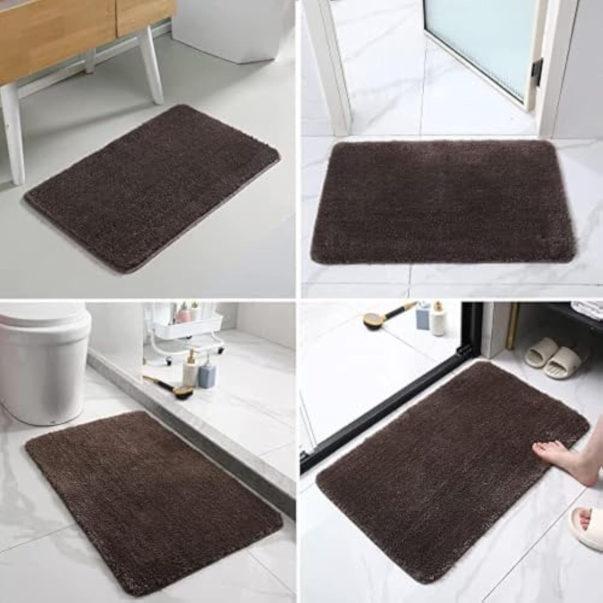 Microfiber Floor Mat, Green Light Green Medium