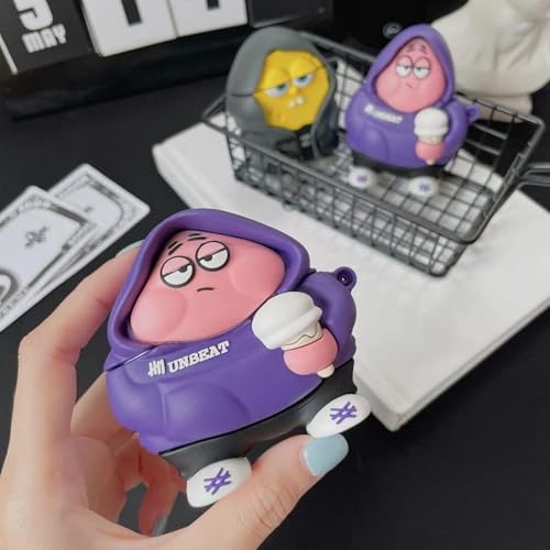 Image of Cartoon Silicone Case Compatible with Apple AirPods Pro 2 Case Cover - Cute 3D Shockproof 360 Protective Skin Cover with Keychain | AirPods Pro 2nd Gen Case (Patrick)