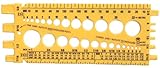 Stainlesstown Nut Bolt Thread Gauge (Yellow)